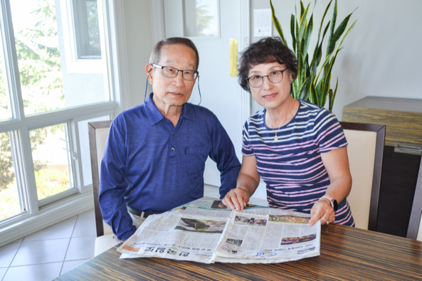 [창간 53주년 특집] 47년 독자 쿠퍼티노 강정수, 강석원 부부 “한국일보와 함께 성장했어요”