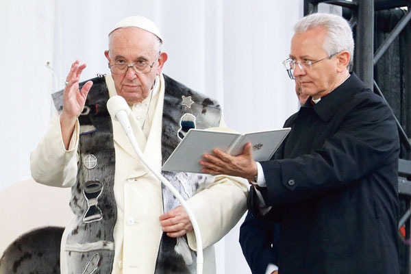 프란치스코 교황 ‘사임 가능성 열려 있으나 당장은 아냐’