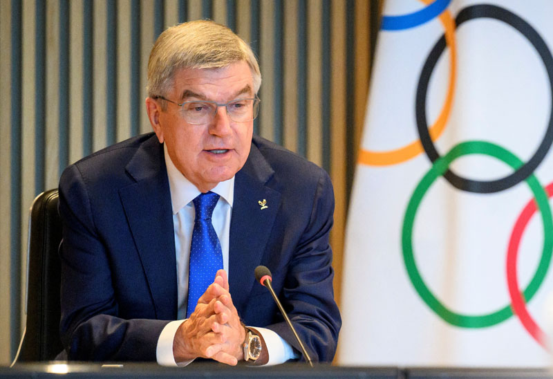 IOC 위원장 “전쟁 반대 러시아선수 올림픽 출전 허용 검토”