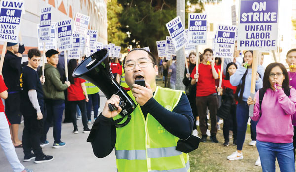 UC, 조교·연구원 5만명 파업