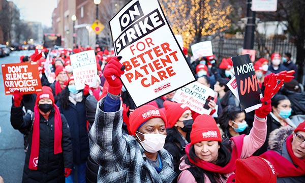 뉴욕시 2개 병원 간호사 7,100명 파업 돌입