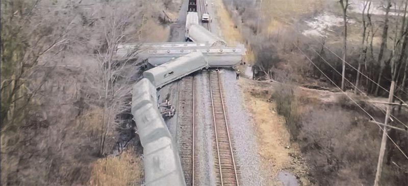툭하면 열차 탈선사고…미시간서 또 화물열차 이탈