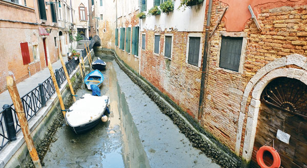 ‘물의 도시’ 이탈리아 베네치아에 무슨 일이?