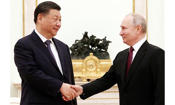 시진핑-푸틴 크렘린서 비공식 회동