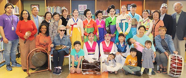 플러싱 퀸즈공립도서관 맥골드릭 분관, 한국 전통무용·국악 공연