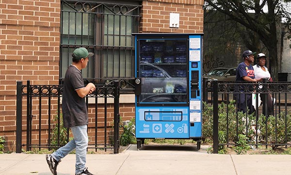 브루클린에 마약해독제·피임약 자판기 등장