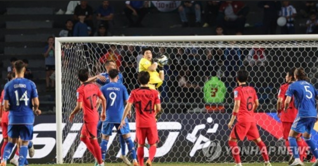 김은중호, 이탈리아에 1-2로 석패…U-20 월드컵 4강서 탈락