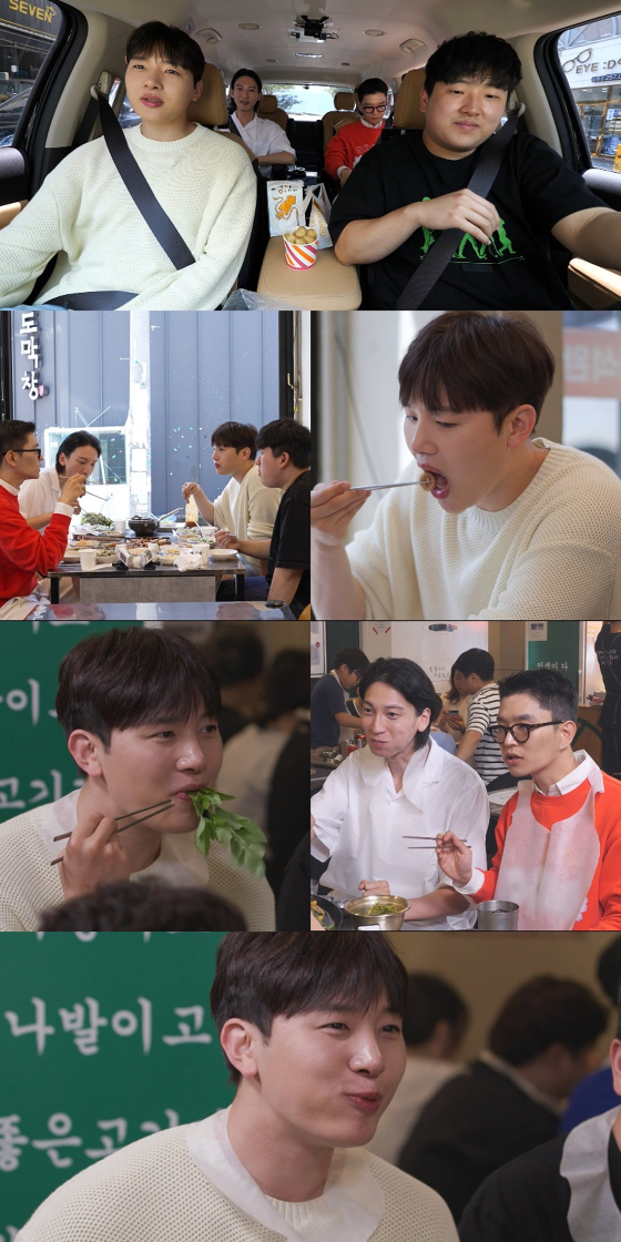‘전참시’ 김민석, 찐친들과 울산 먹방 여행..‘먹방의 대향연’