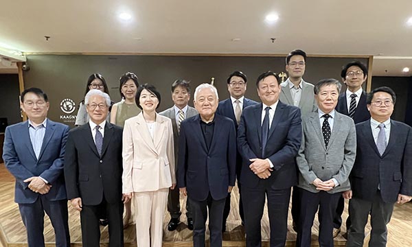 김한길 국통위 위원장, 뉴욕한인회 방문