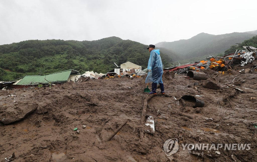 한국, 폭우로 “26명 사망·10명 실종”…73개 시군구서 5천600명 대피