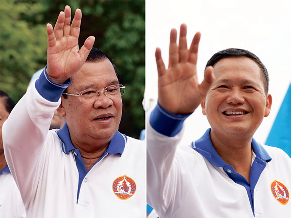 ‘무늬만 민주주의’ 캄보디아 총선 훈센총리, 장남에 권력 승계 임박