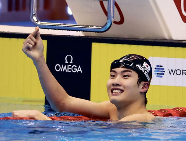황선우 3위·이호준 6위… 한국 최초 세계수영선수권 동반 결승행