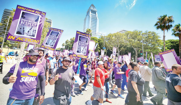 LA 시정부 직원 일일 파업