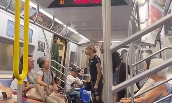 뉴욕시 전철서 또 아시안 혐오 욕설·폭행
