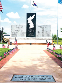 한국전 참전 기념물, 미국에 200개 이상 있다