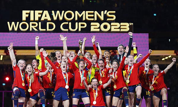 스페인, 사상 첫 여자 월드컵 우승