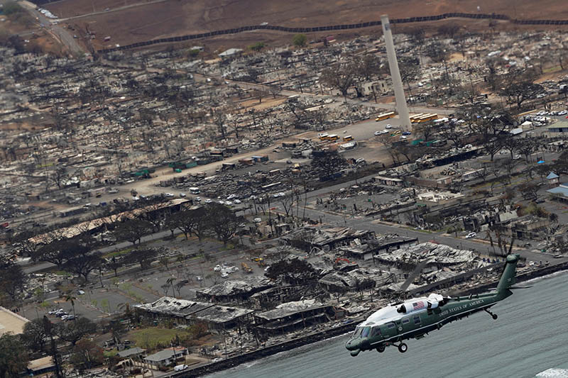 하와이 산불 실종자 최소 200여명…명단공개로 100여명 줄어
