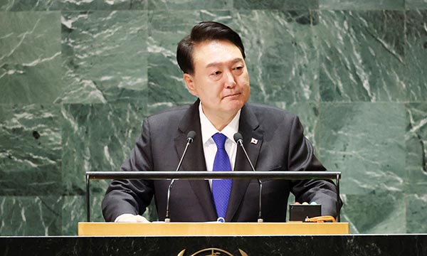 윤 대통령 “러-북 군사거래는 한국 겨냥 도발”
