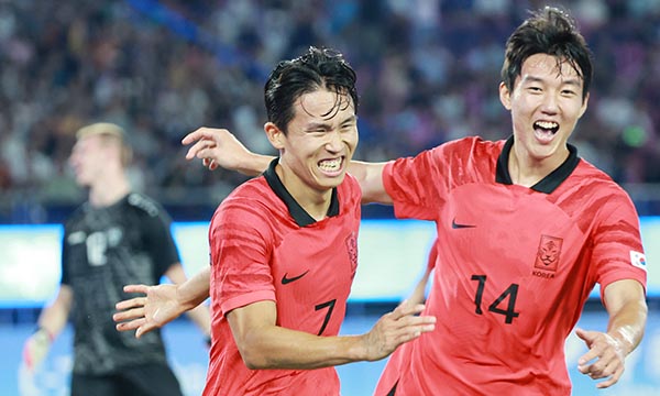 한국축구, 아시안게임 3회연속 결승행
