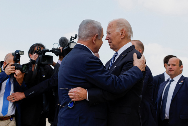 [이·팔 전쟁] 바이든, 이스라엘 전폭 지지하되 과잉보복 ‘견제’