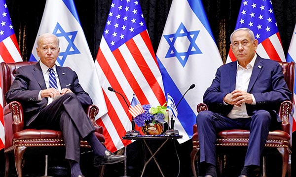 바이든, 네타냐후 이스라엘 총리 회담