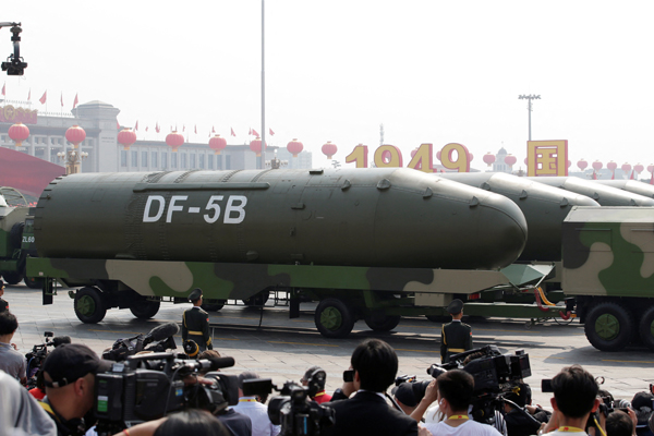 美국방부 “중국, 핵탄두 500개…2030년까지 1천개 이상 전망”
