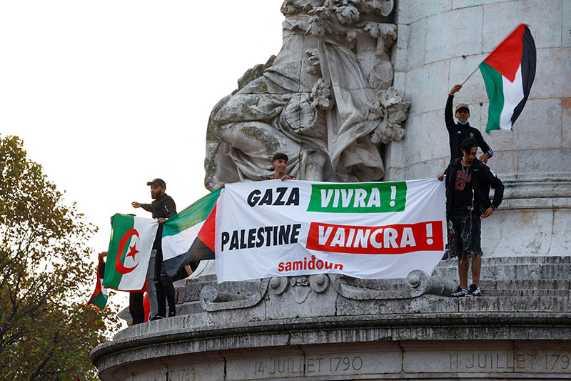 [이·팔 전쟁] 세계 곳곳서 팔 지지 시위… “가자지구 공격 중단하라”
