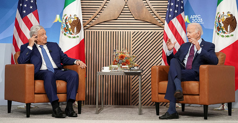 美-멕시코 정상 “국경관리강화 시급”…대선앞둔 바이든 ‘두통’