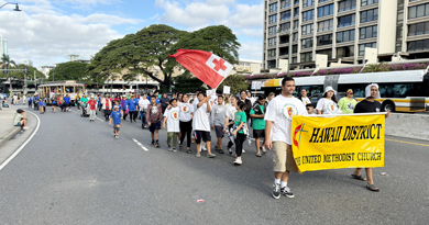 하와이 연합감리교단 마틴 루터 킹 퍼레이드 참가