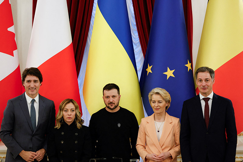 우크라, 이탈리아와 안보 협정…캐나다는 22억달러 지원 약속