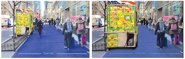 뉴욕시 ‘노점상 카트’ 도로연석 2피트 이내 설치 추진 “인도 침범해 보행자들 혼잡”반대 목소리