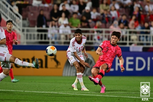 ‘이영준 극장골’ 황선홍호, 올림픽 예선 첫판서 UAE 1-0 제압