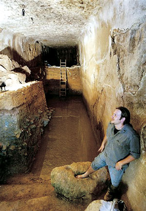 요한 세례장소 추정 동굴 발견