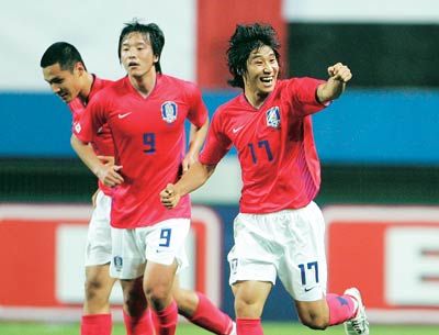 한국, UAE에 3-1