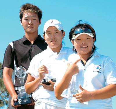 주니어월드 골프 챔피언십 한국 선수들 대회 석권