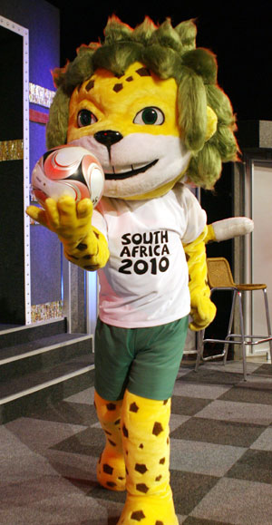 2010년 월드컵 마스코트 ‘자쿠미’ 첫선