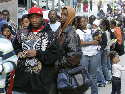 투표소로 돌아온 흑인·젊은층