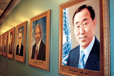반 유엔 사무총장 ‘절반의 성공’