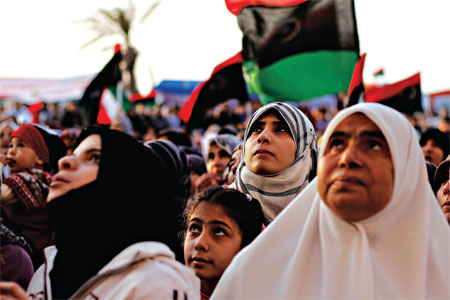 Libyan Revolt Pushes Women to Sidelines