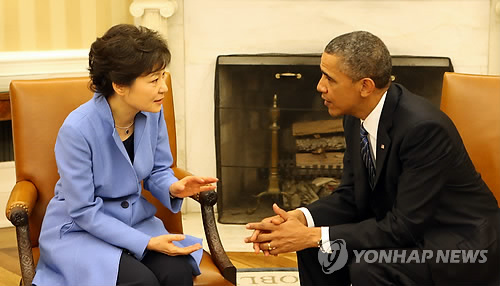 오바마 방한…朴대통령과 한미정상회담