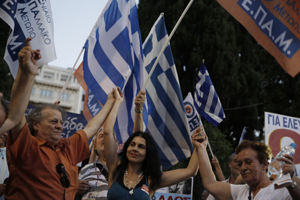 그리스 국민투표 긴축안 부결