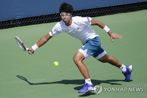 -US오픈테니스- 정현, 한국 선수로 7년 만에 메이저 대회 승리