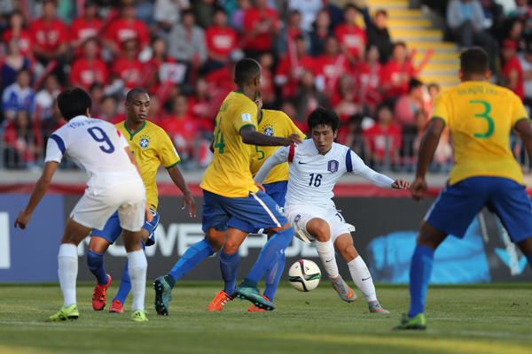 FIFA U-17 월드컵서 한국, 브라질 1-0 제압