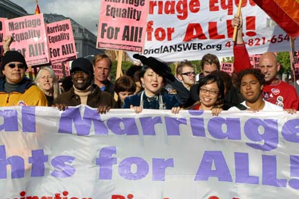 동성애 결혼 정당성 요구 SF 시위