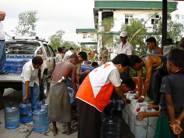월드비전 미얀마서 구호활동